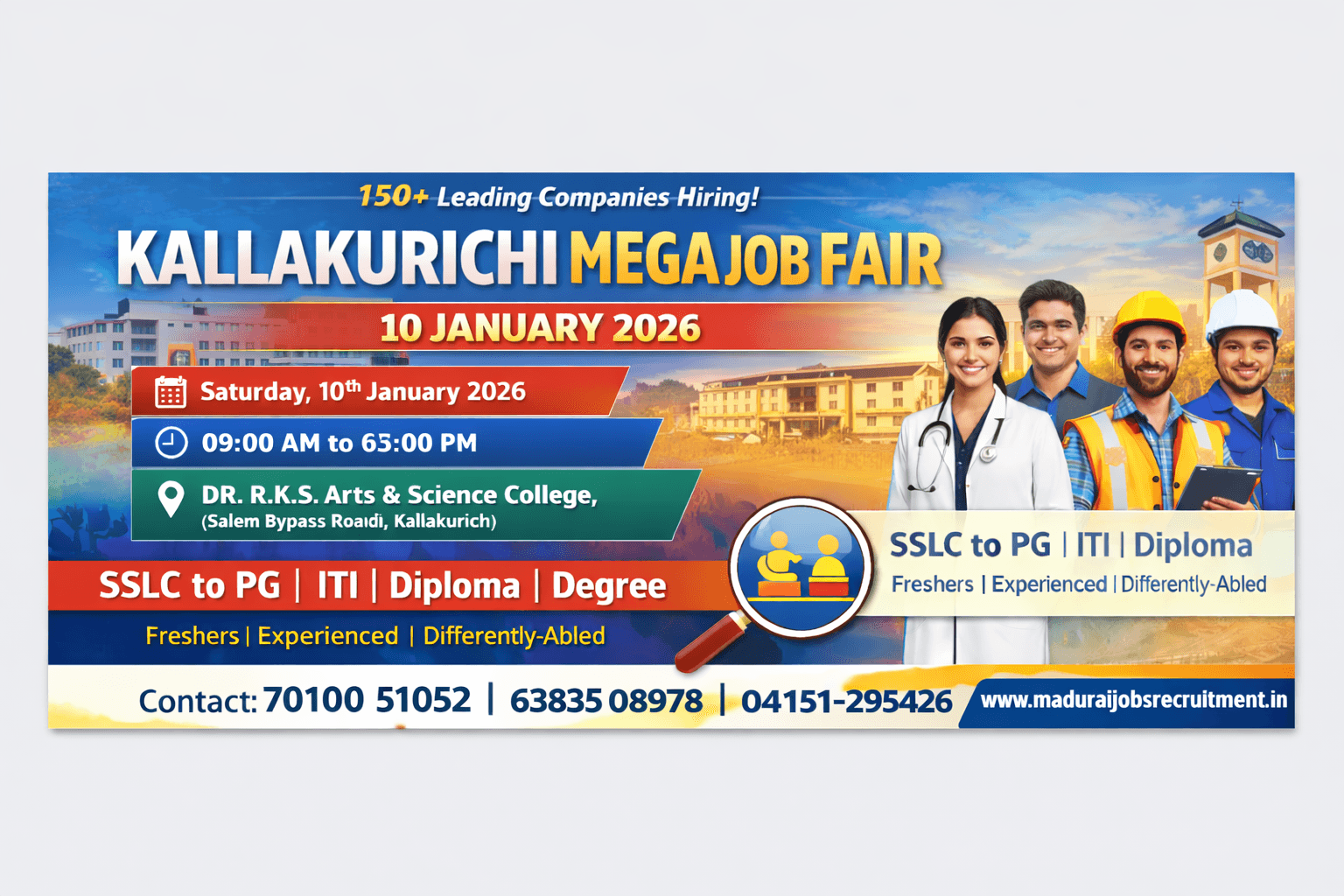 Kallakurichi Mega Job Fair – January 2026 | A Major Private Sector Hiring Opportunity