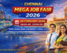 Chennai Mega Job Fair 2026 at Tamil Nadu Open University, Saidapet – 28 February (Saturday)