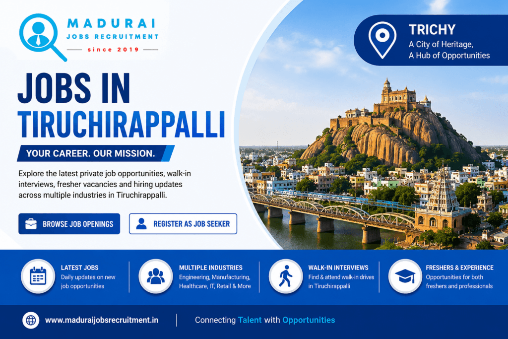 Jobs in Tiruchirappalli