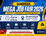 Dindigul Mega Job Fair 2026 | GTN Arts College | 08 August 2026