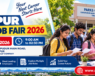 Tiruppur Micro Job Fair 2026 banner announcing the private-sector recruitment event on 23 October at Parks College, Chinnakkarai, Tiruppur.